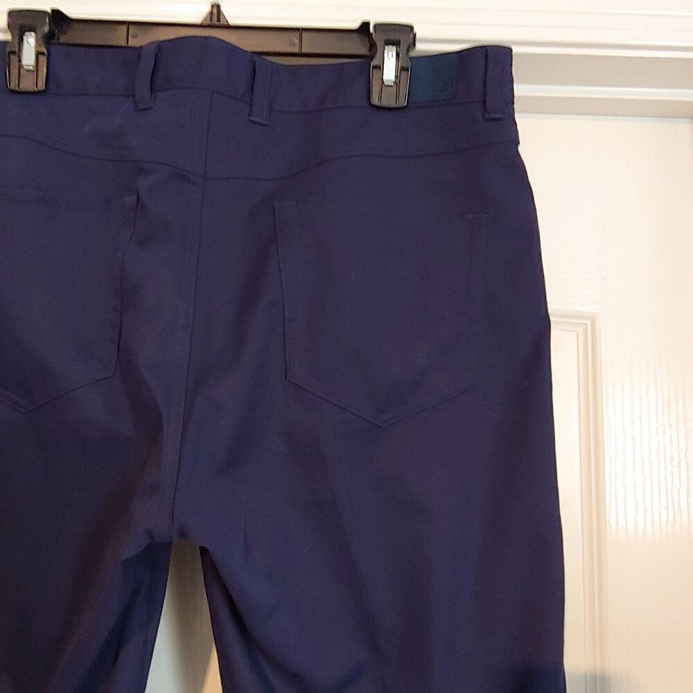 Peter Millar Crown Sport Performance Stretch Pants Men's Golf Comfort 35x32 Navy - Picture 9 of 15